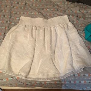 White skirt
